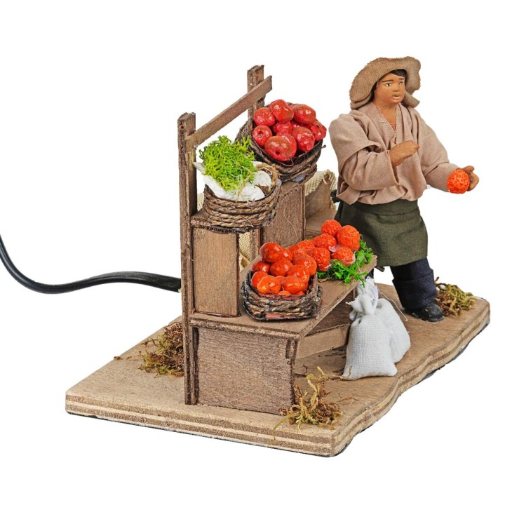 Frutero con mostrador en movimiento 10 cm