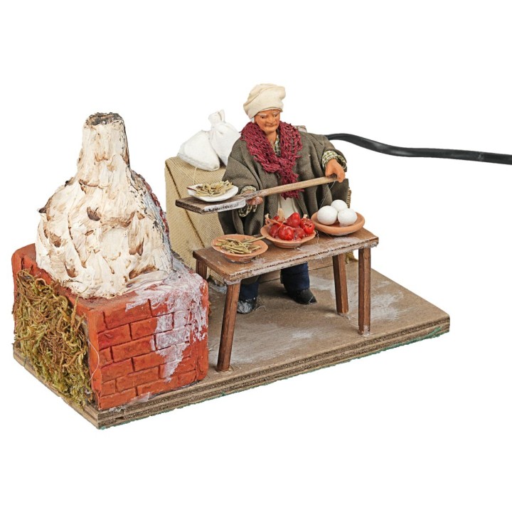 Fornaio con forno in movimento 10 cm