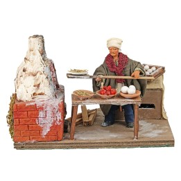 Fornaio con forno in movimento 10 cm