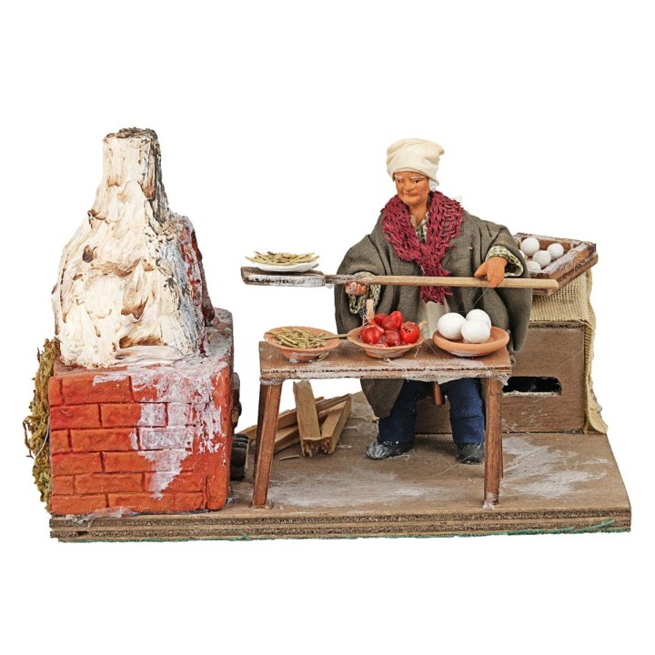Baker with moving oven 10 cm