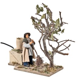 Barrendero con árbol en movimiento 12 cm