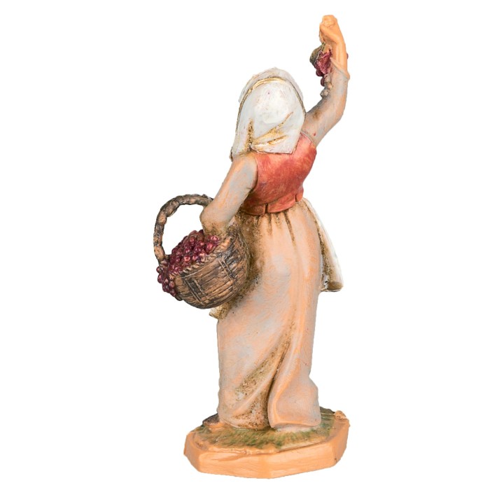 Mujer con uvas 6,5 cm Fontanini