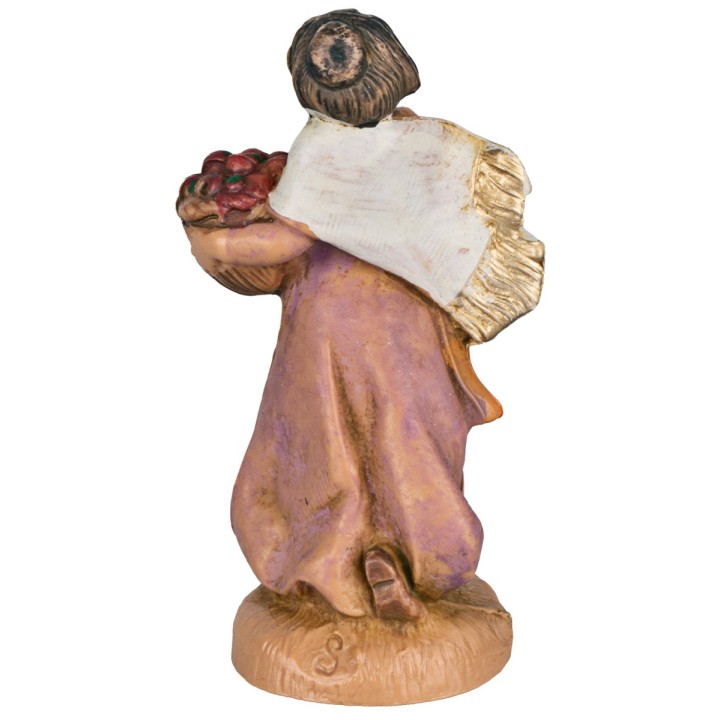 Donna con cesto 6,5 cm Fontanini