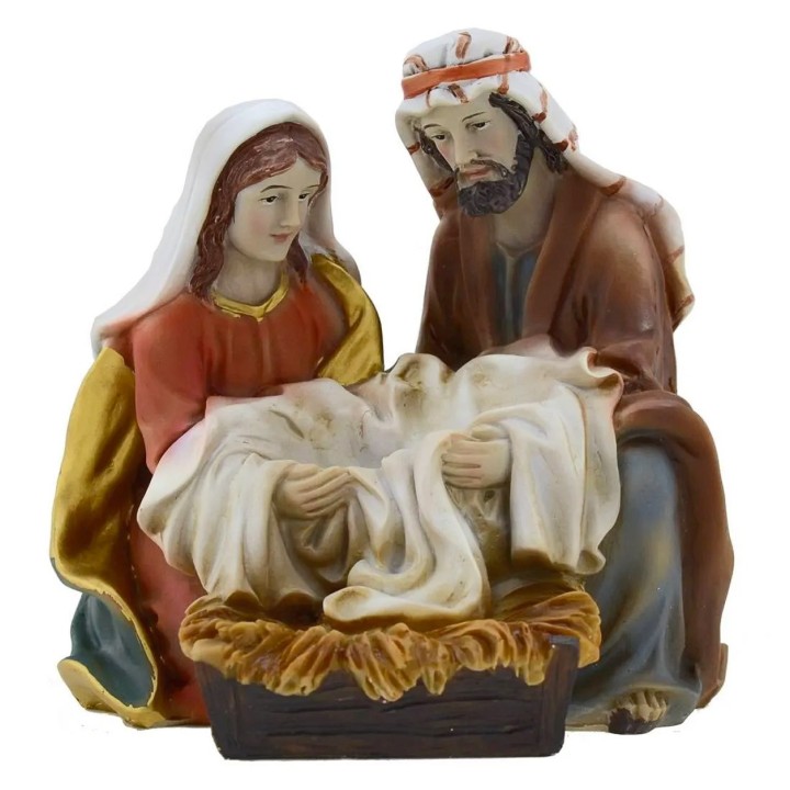 Nativity in resin real height 13 cm-series 20 cm