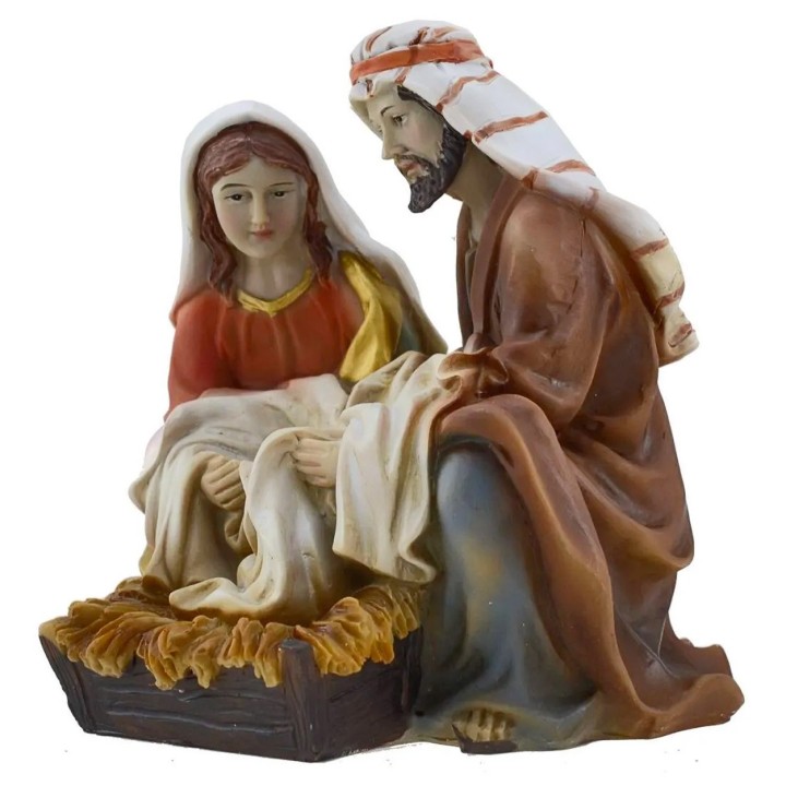 Natività in resina altezza reale 13 cm - serie 20 cm