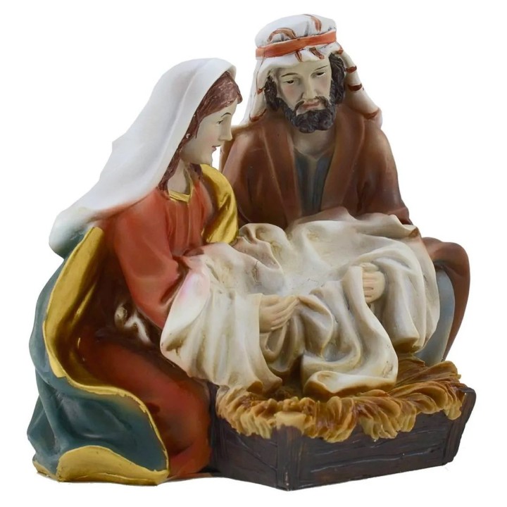 Nativity in resin real height 13 cm-series 20 cm