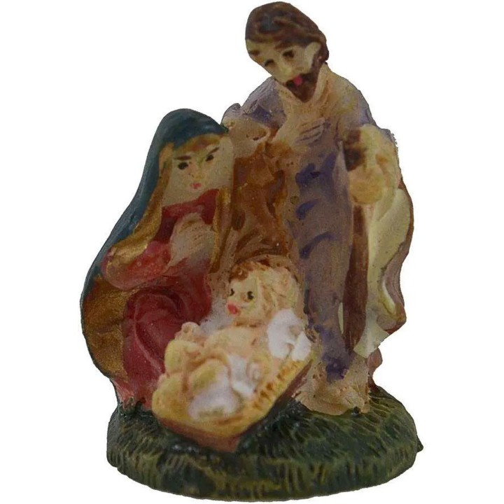 Set 6 natività 3 cm in resina presepi
