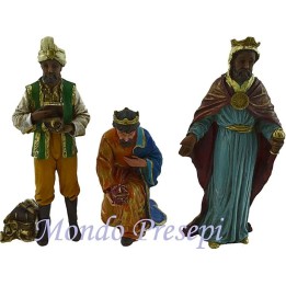 Cm 13 Set tre Rè magi cm 13 in resina