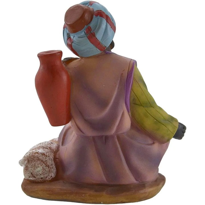 Fabric seller 15 cm nativity scene