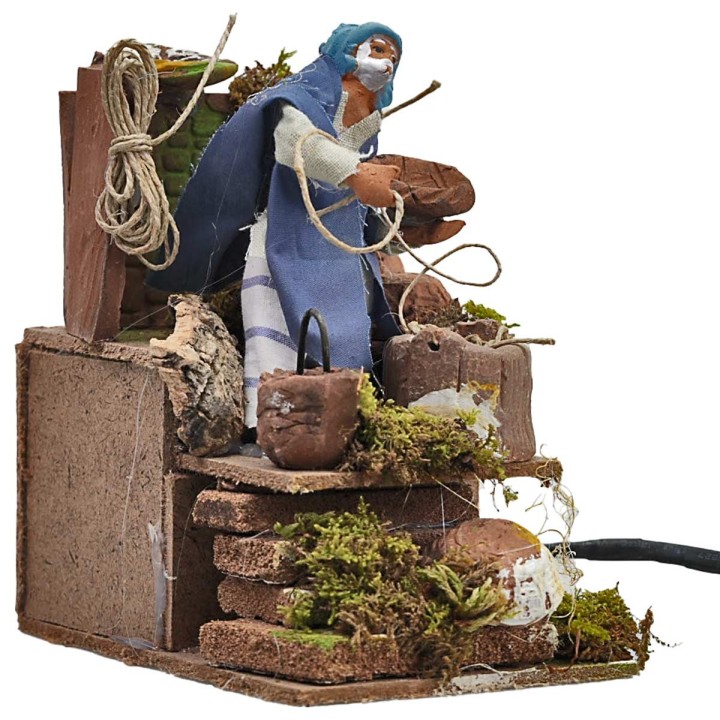 Moving basket weaver 10 cm
