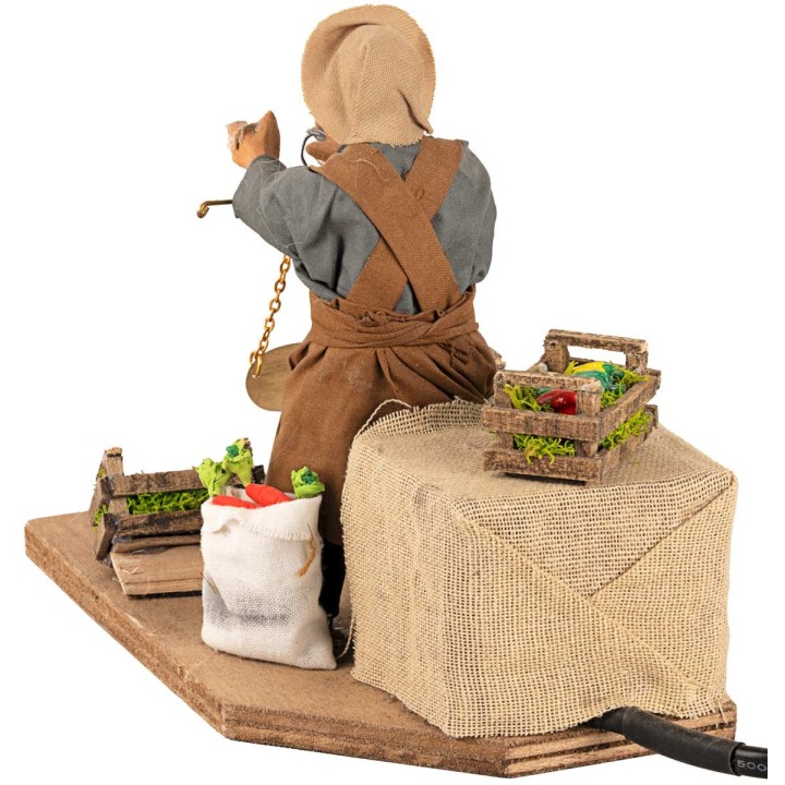 Greengrocer with moving scale 12 cm