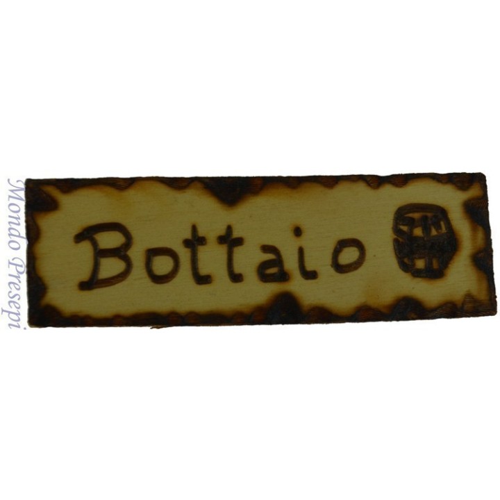 Wooden sign with various slogans: