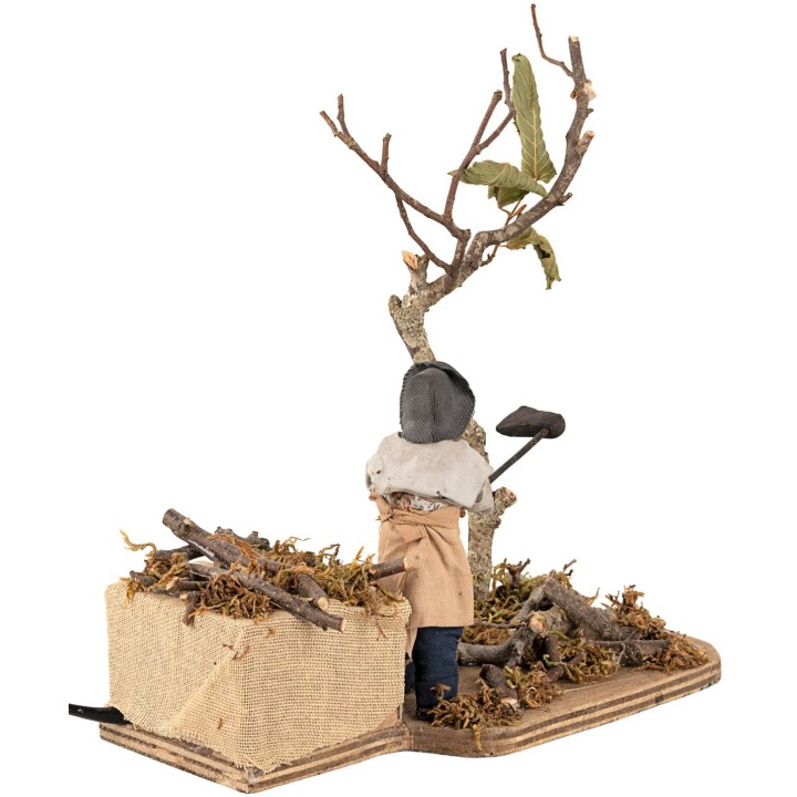 Moving tree chopper 10 cm