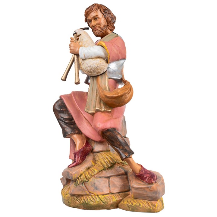 Seated bagpiper series 30 cm Fontanini