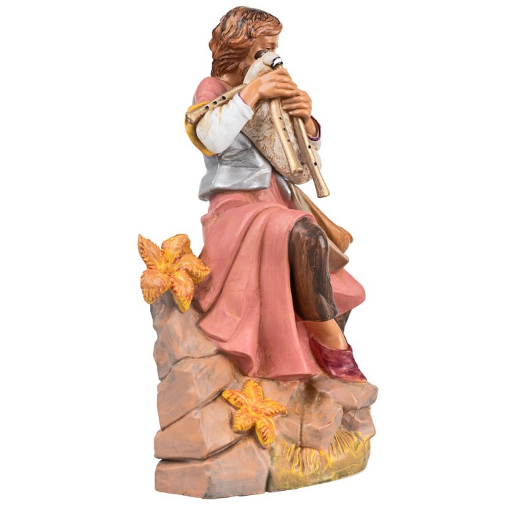Zampognaro seduto serie 30 cm Fontanini