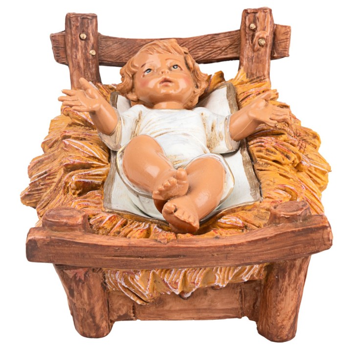 Niño Jesús en cuna serie 30 cm Fontanini