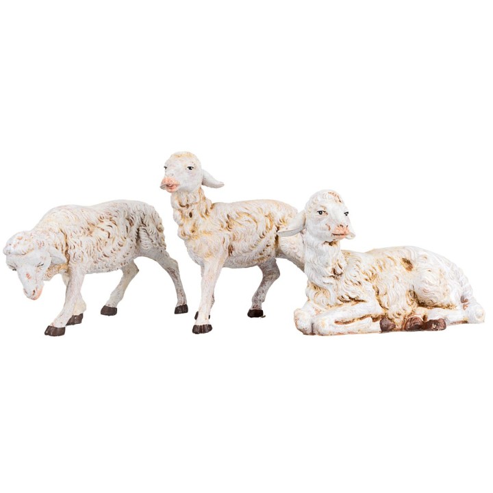Set tre pecore per presepe serie 30 cm Fontanini