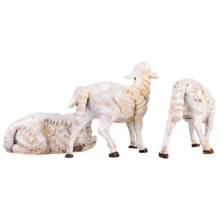 Set tre pecore per presepe serie 30 cm Fontanini