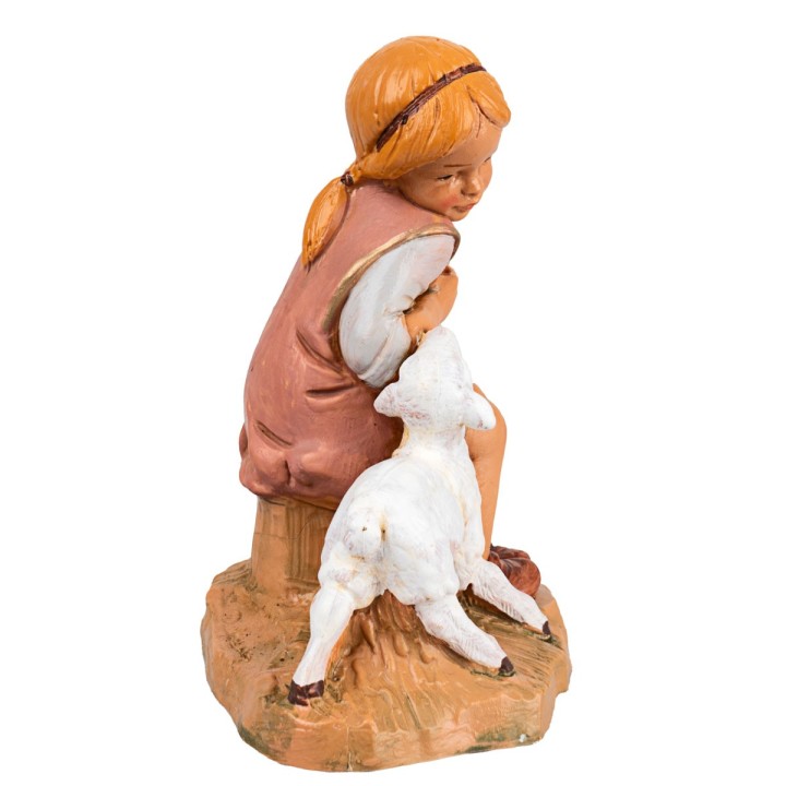 Girl with lamb series 30 cm Fontanini