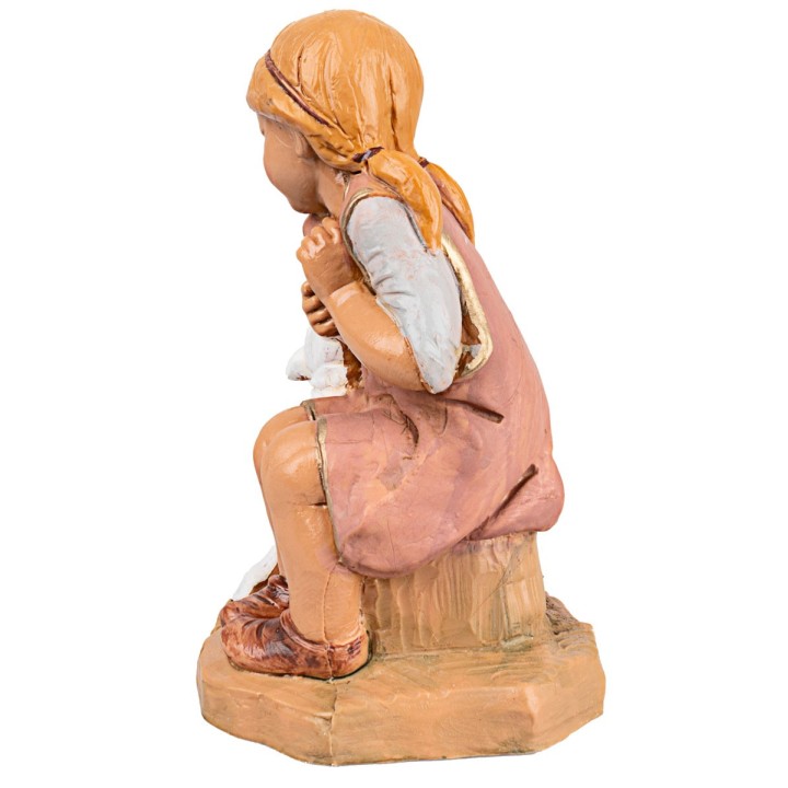 Girl with lamb series 30 cm Fontanini