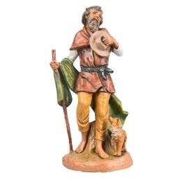 Viejo con perro 30 cm Fontanini