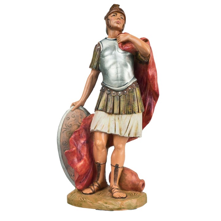 Soldier with Shield 30 cm Fontanini