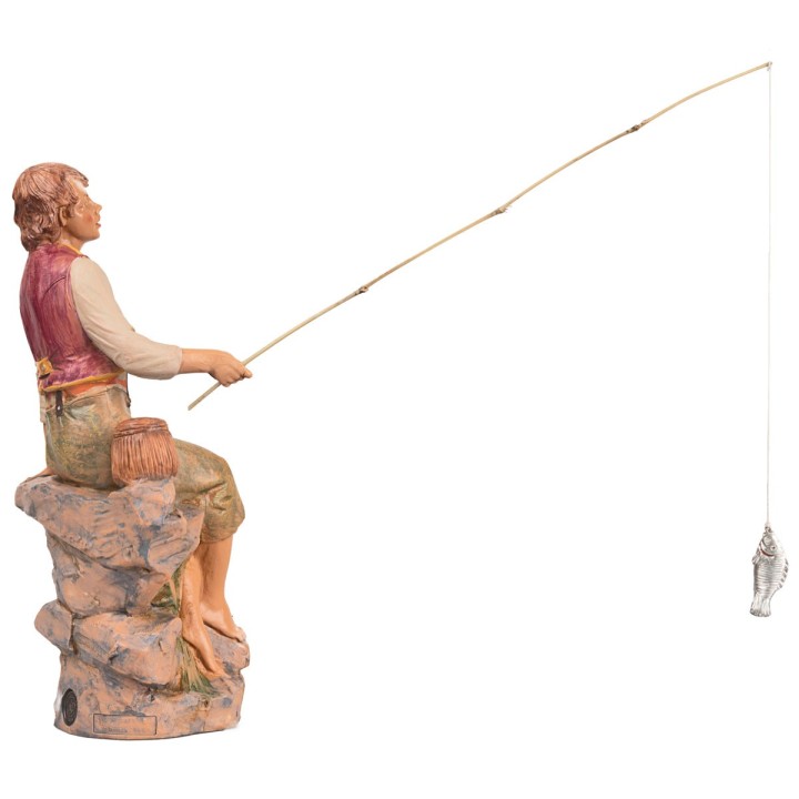 Fisherman sitting series 30 cm Fontanini