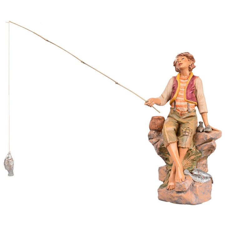 Pescatore seduto serie 30 cm Fontanini