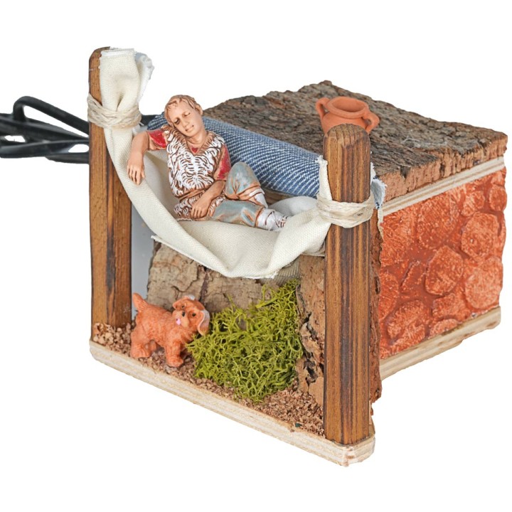 Sleeping on a moving hammock series 10 cm Landi Moranduzzo