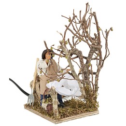 Moving olive gatherer 12 cm