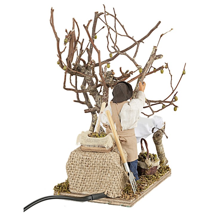 Moving olive gatherer 12 cm