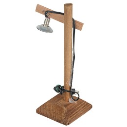 Farola de calle en madera cm 4,5x4,5x13 h