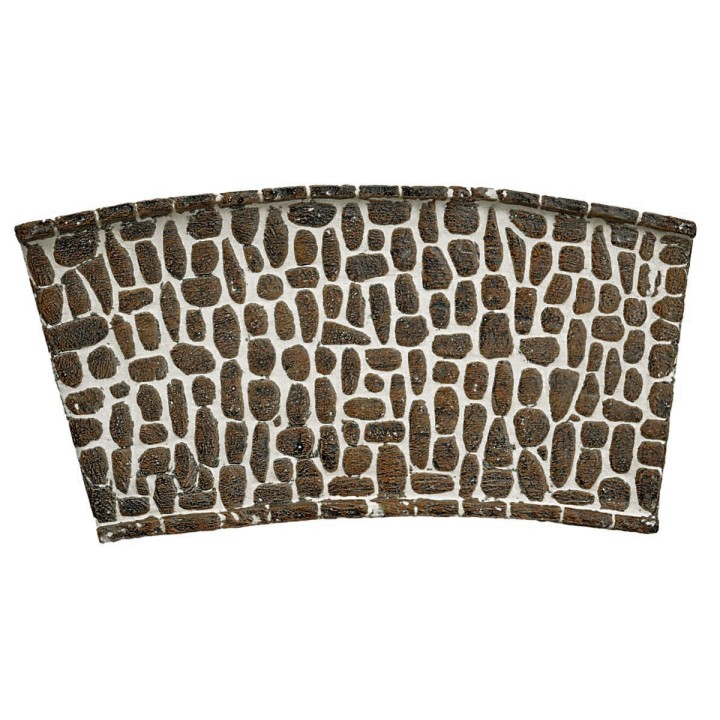 Carretera curva de resina para belén cm 26x13x1 h