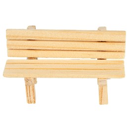 Wooden bench available in sizes: