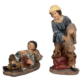 Conjunto 2 estatuas 15 cm en resina
