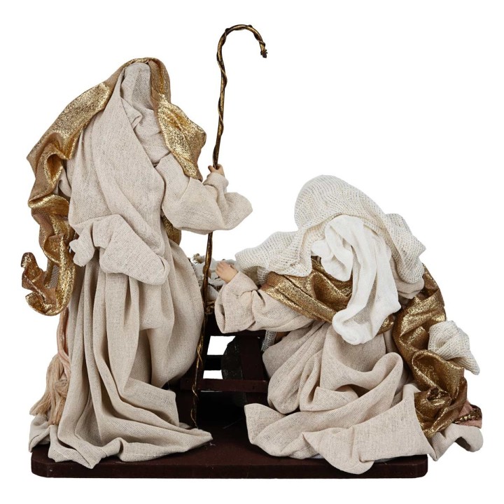 Natividad de 25 cm en resina en bloque