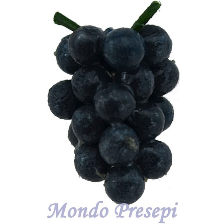 Grappolo d'uva nera cm 1,2