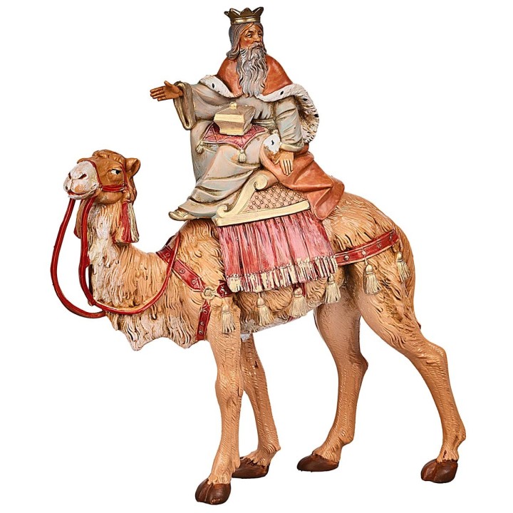 Set of 3 Wise Men on camels series 19 cm Fontanini