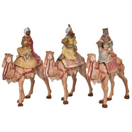 Set 3 Re Magi a cammello serie 19 cm Fontanini