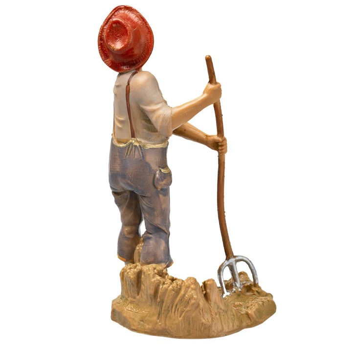 Ragazzo con forcone in mano della serie 12 cm Fontanini