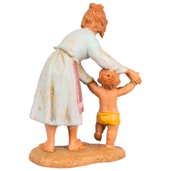 Mamma con bambino 10 cm Fontanini
