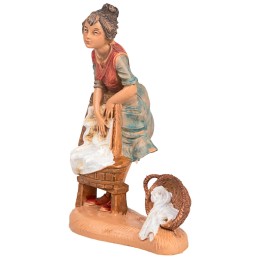 Laundry Woman 10 cm Fontanini