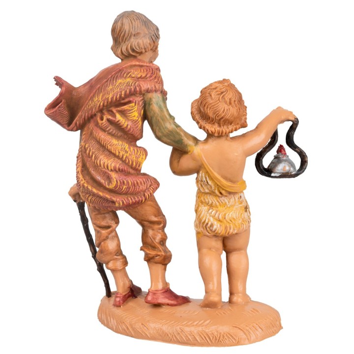 Vecchio con bambino 10 cm Fontanini
