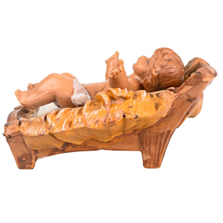Bambin Gesù con culla rimovibile 9,5 cm Fontanini