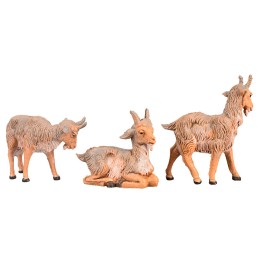 Set 3 goats 10 cm Fontanini series
