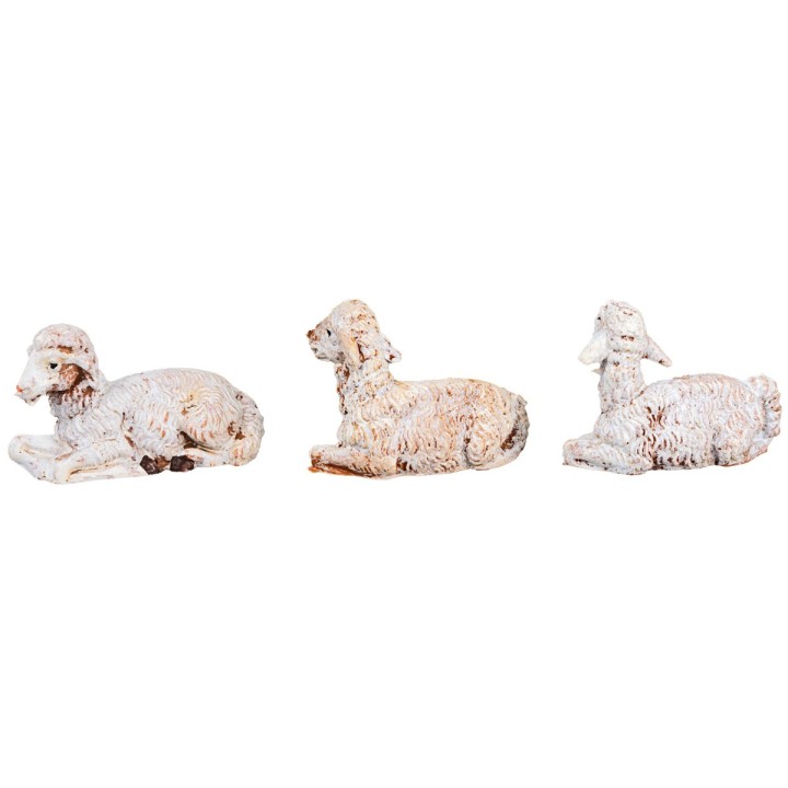 Pecore set 6 pezzi Fontanini serie 10 cm