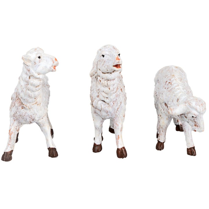 Pecore set 6 pezzi Fontanini serie 10 cm