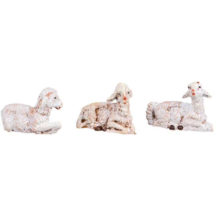 Pecore set 6 pezzi Fontanini serie 10 cm