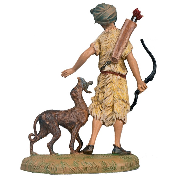 Arciere con cane 10 cm Fontanini