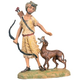 Arciere con cane 10 cm Fontanini